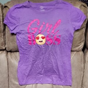 Kids Girl Boss T Shirt Size XL 14 -16